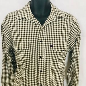 Panhandle Slim Men's Checkered Pearl Snap Shirt M